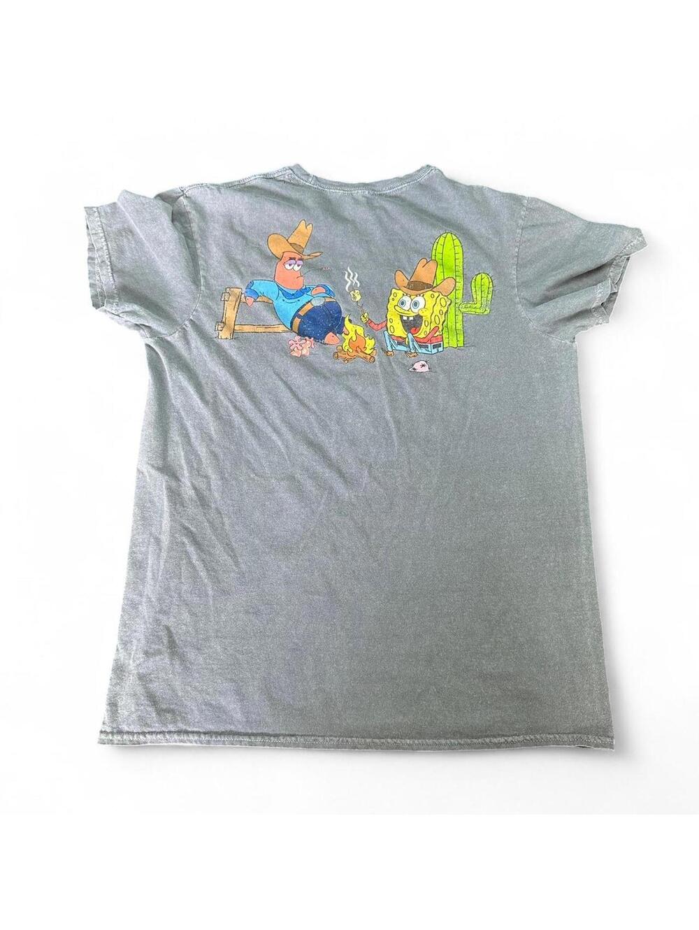 Nickelodeon Spongebob & Patrick Cowboy T-Shirt (M)